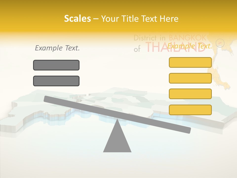 Lane Traffic City PowerPoint Template