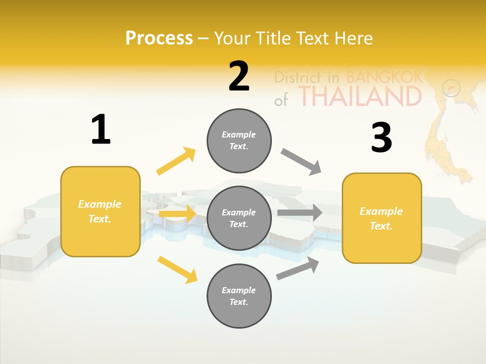 Lane Traffic City PowerPoint Template