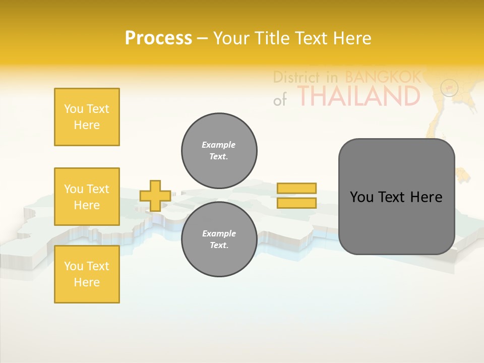 Lane Traffic City PowerPoint Template