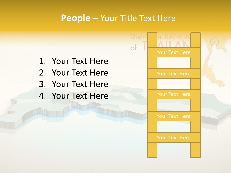 Lane Traffic City PowerPoint Template