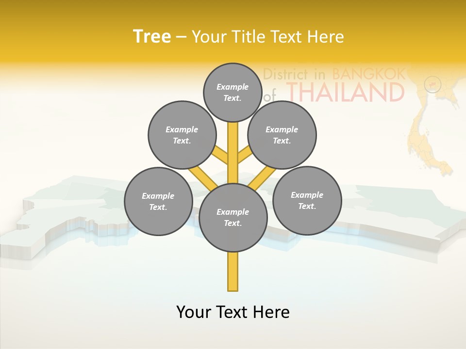 Lane Traffic City PowerPoint Template