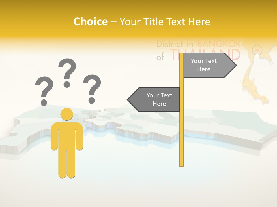 Lane Traffic City PowerPoint Template