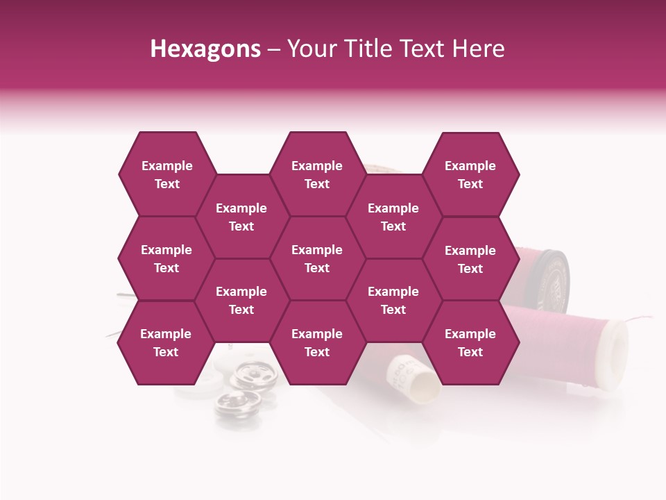 Fabric Pincushion Measuring PowerPoint Template