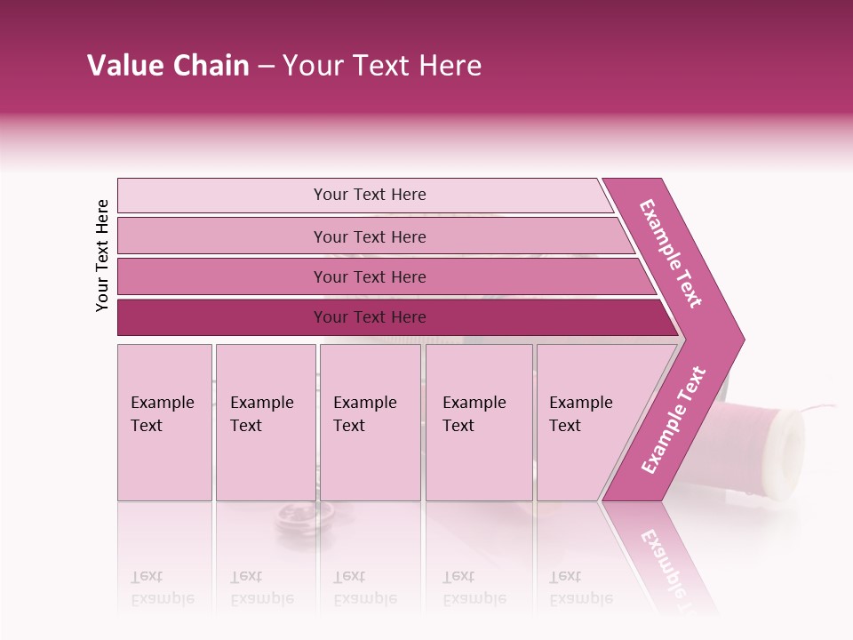 Fabric Pincushion Measuring PowerPoint Template