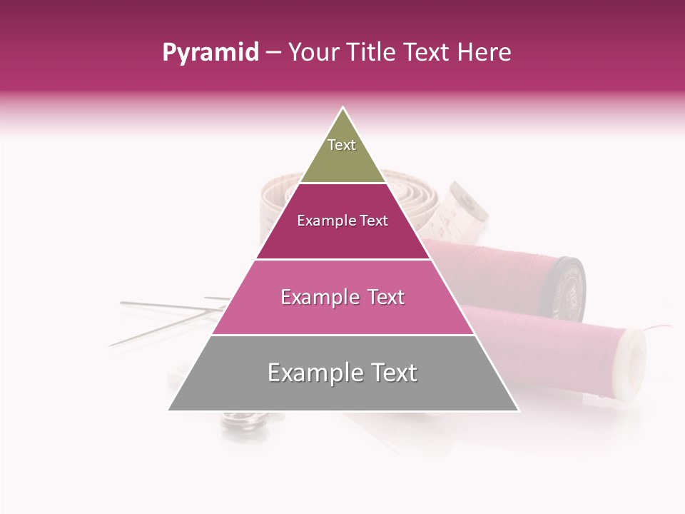 Fabric Pincushion Measuring PowerPoint Template