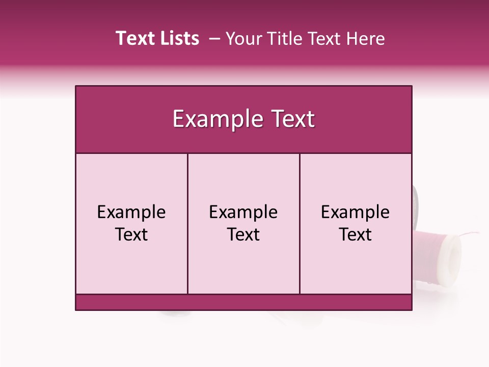 Fabric Pincushion Measuring PowerPoint Template