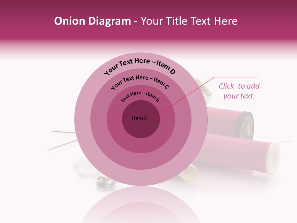 Fabric Pincushion Measuring PowerPoint Template