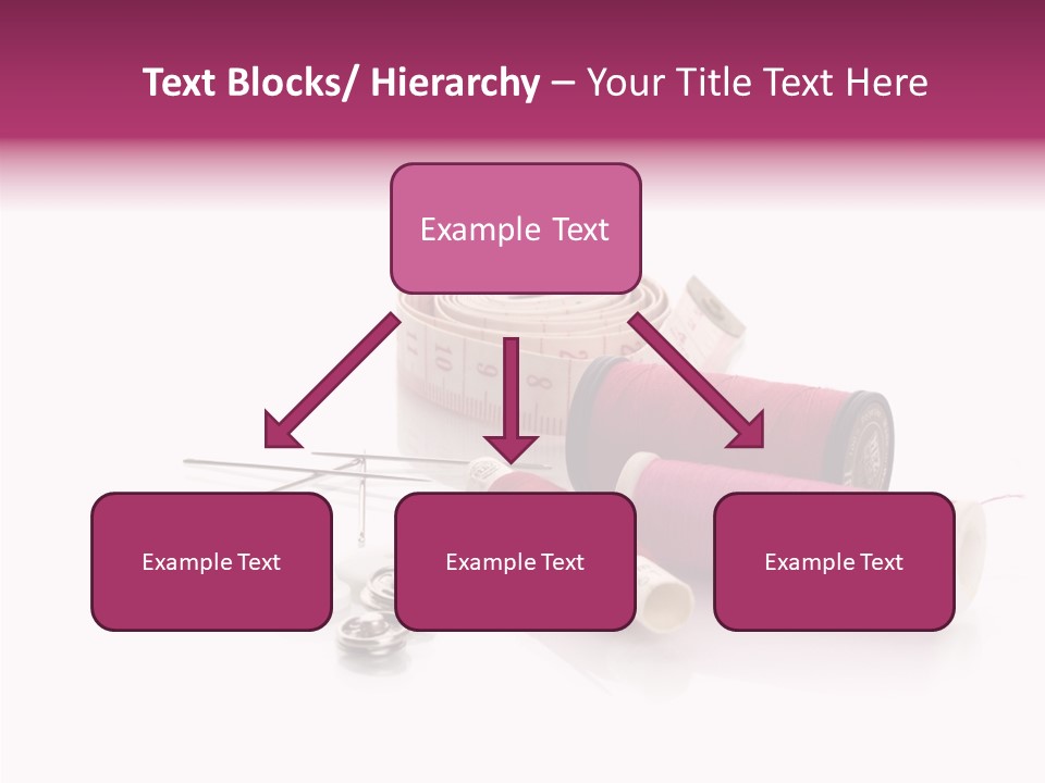 Fabric Pincushion Measuring PowerPoint Template