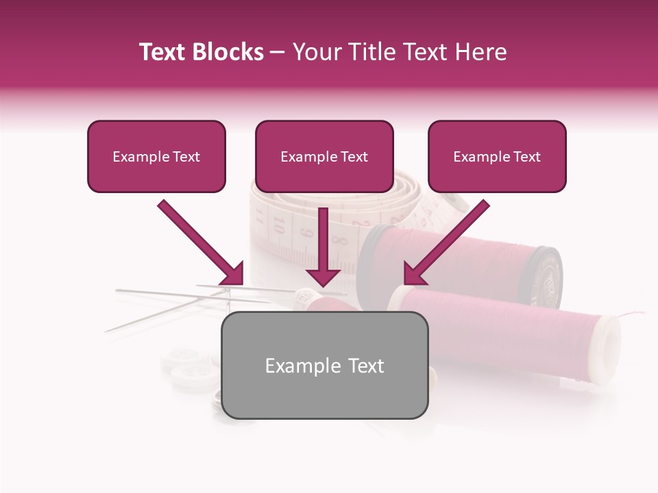 Fabric Pincushion Measuring PowerPoint Template