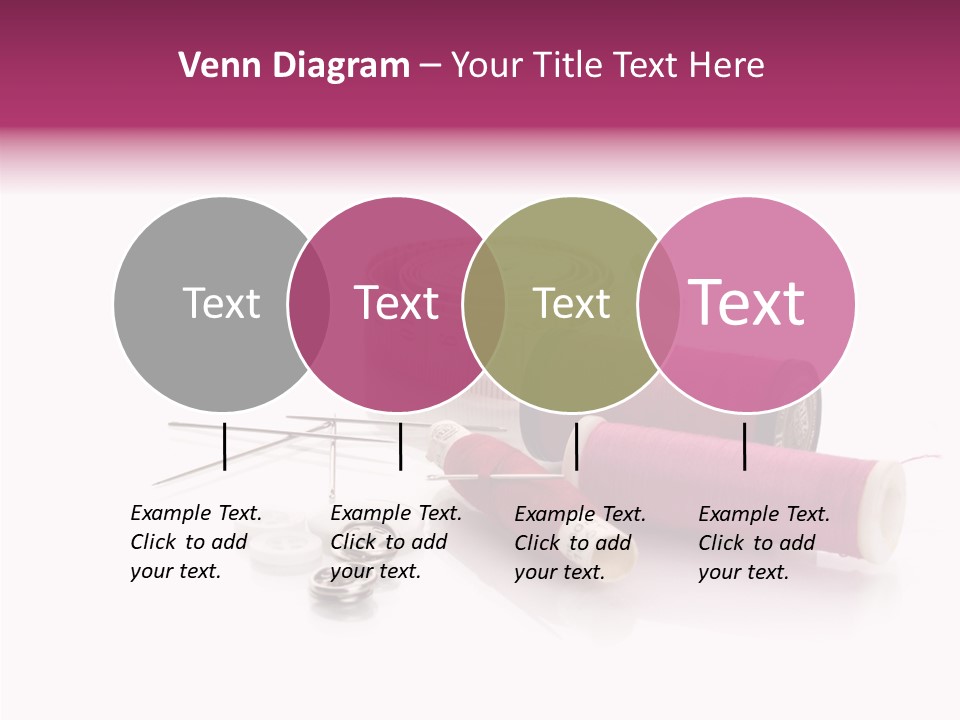 Fabric Pincushion Measuring PowerPoint Template