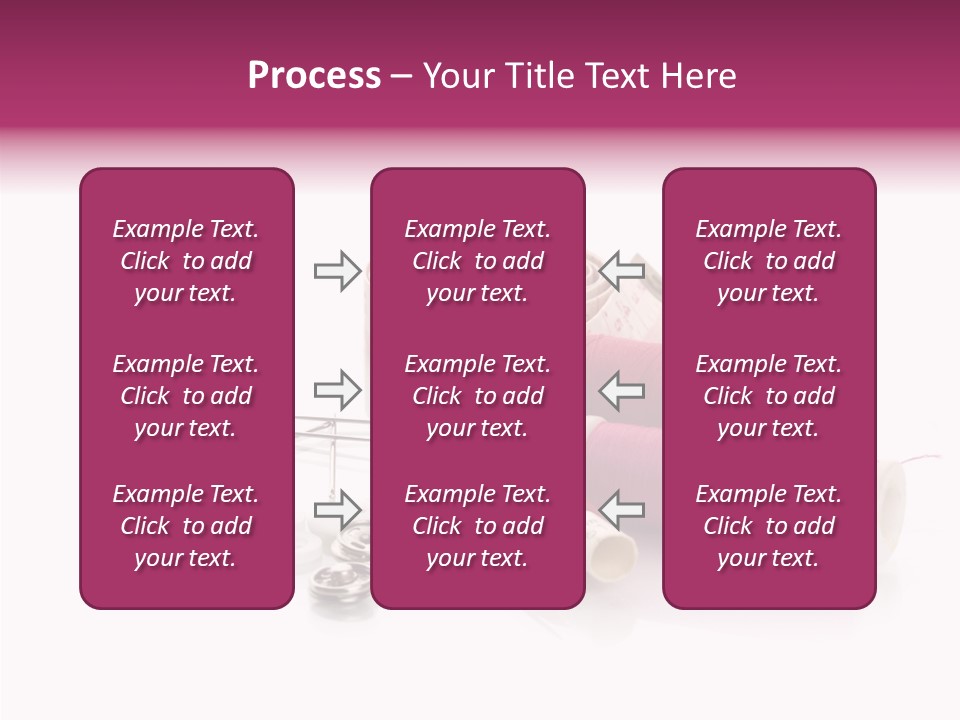 Fabric Pincushion Measuring PowerPoint Template