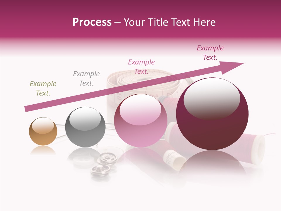 Fabric Pincushion Measuring PowerPoint Template