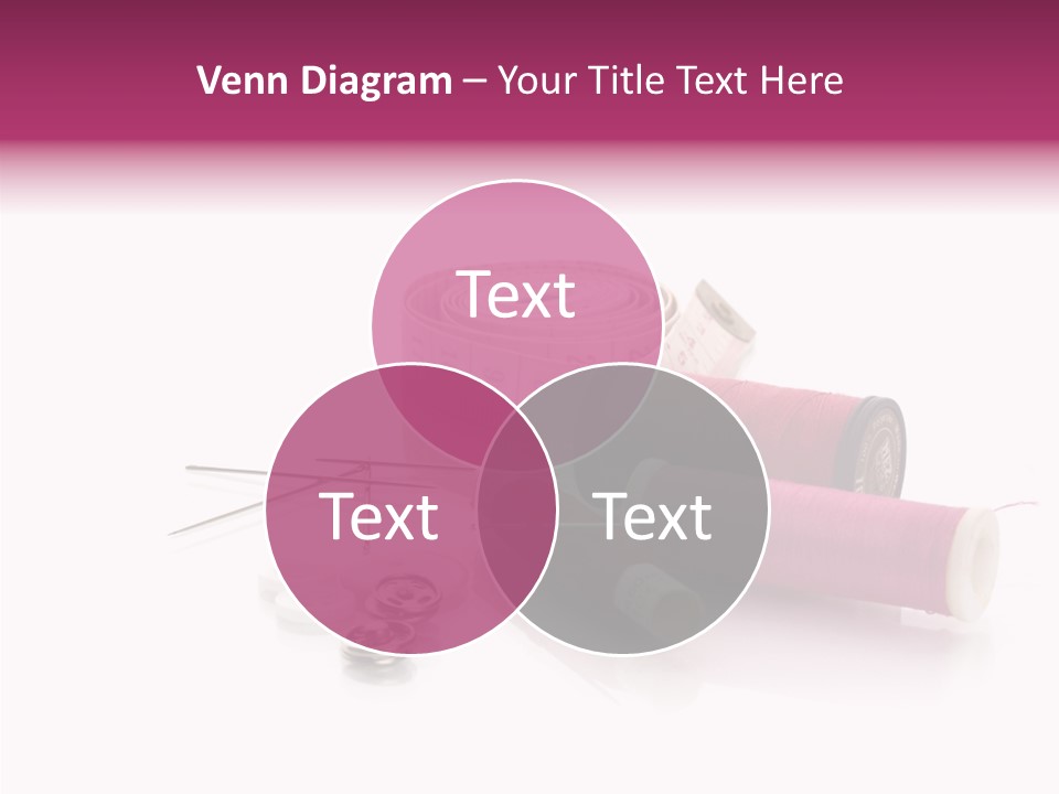 Fabric Pincushion Measuring PowerPoint Template