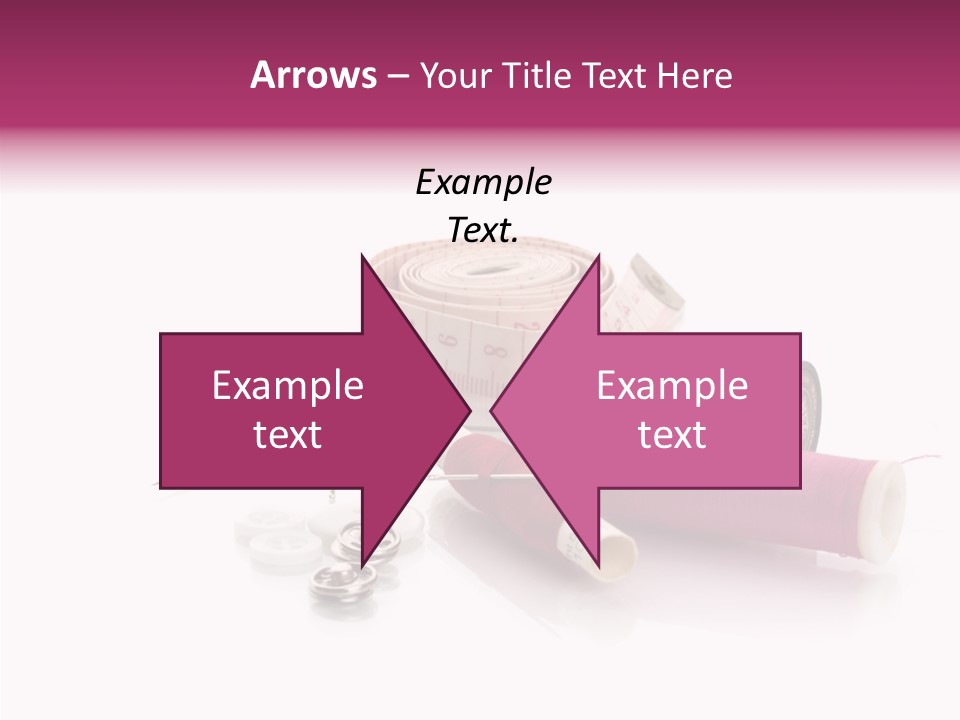 Fabric Pincushion Measuring PowerPoint Template