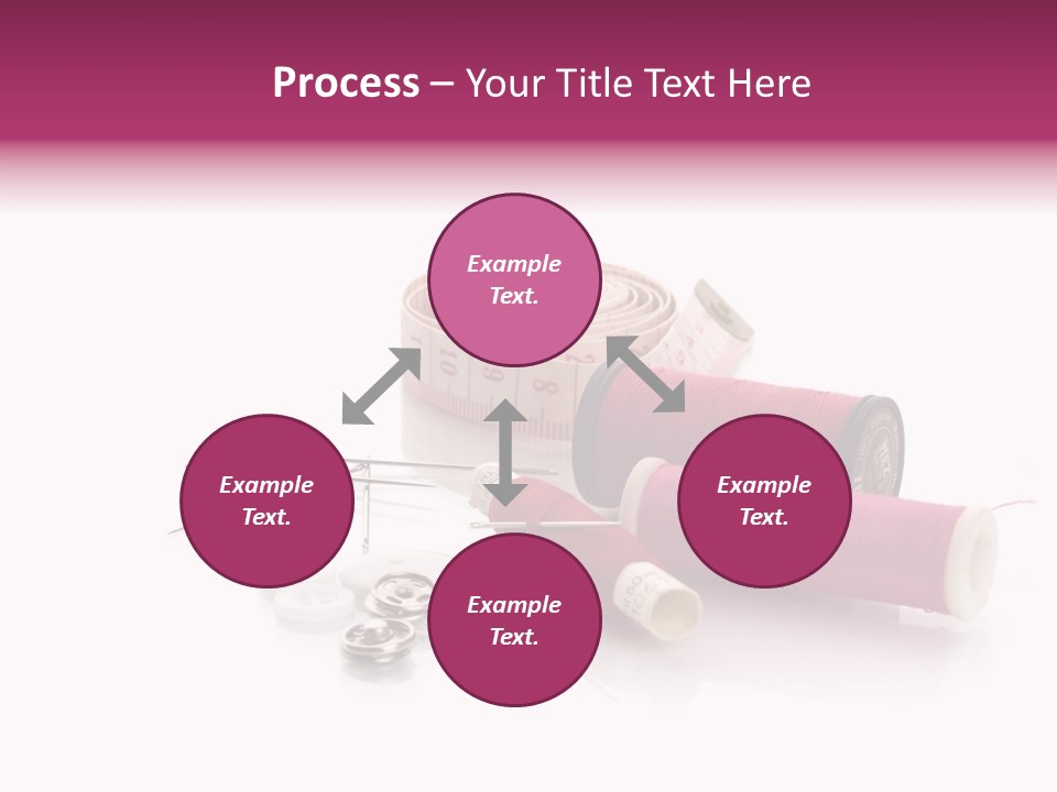 Fabric Pincushion Measuring PowerPoint Template
