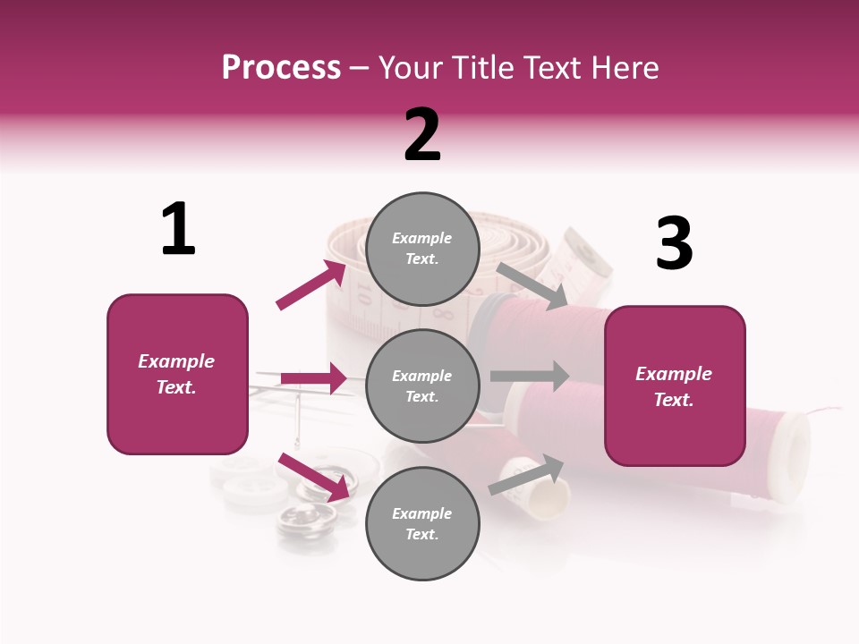 Fabric Pincushion Measuring PowerPoint Template