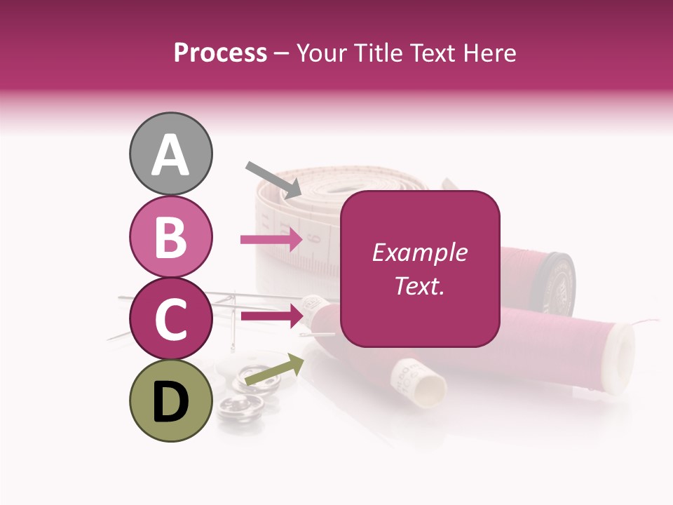 Fabric Pincushion Measuring PowerPoint Template