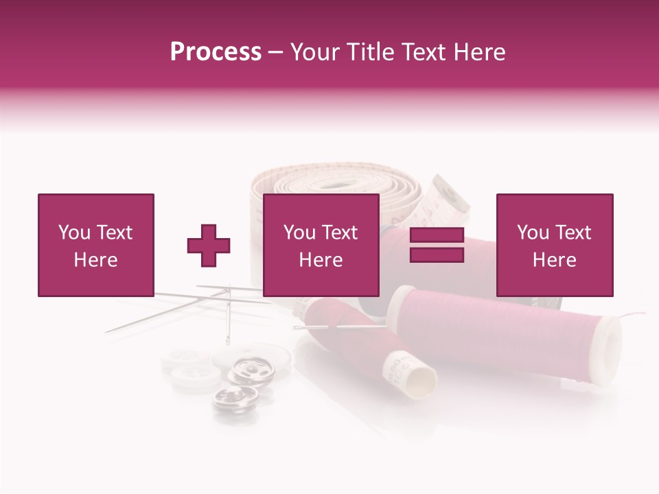 Fabric Pincushion Measuring PowerPoint Template