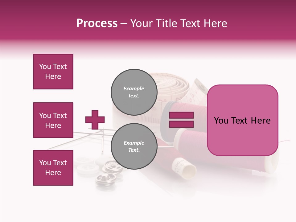 Fabric Pincushion Measuring PowerPoint Template