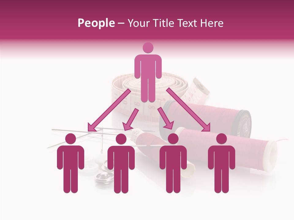 Fabric Pincushion Measuring PowerPoint Template