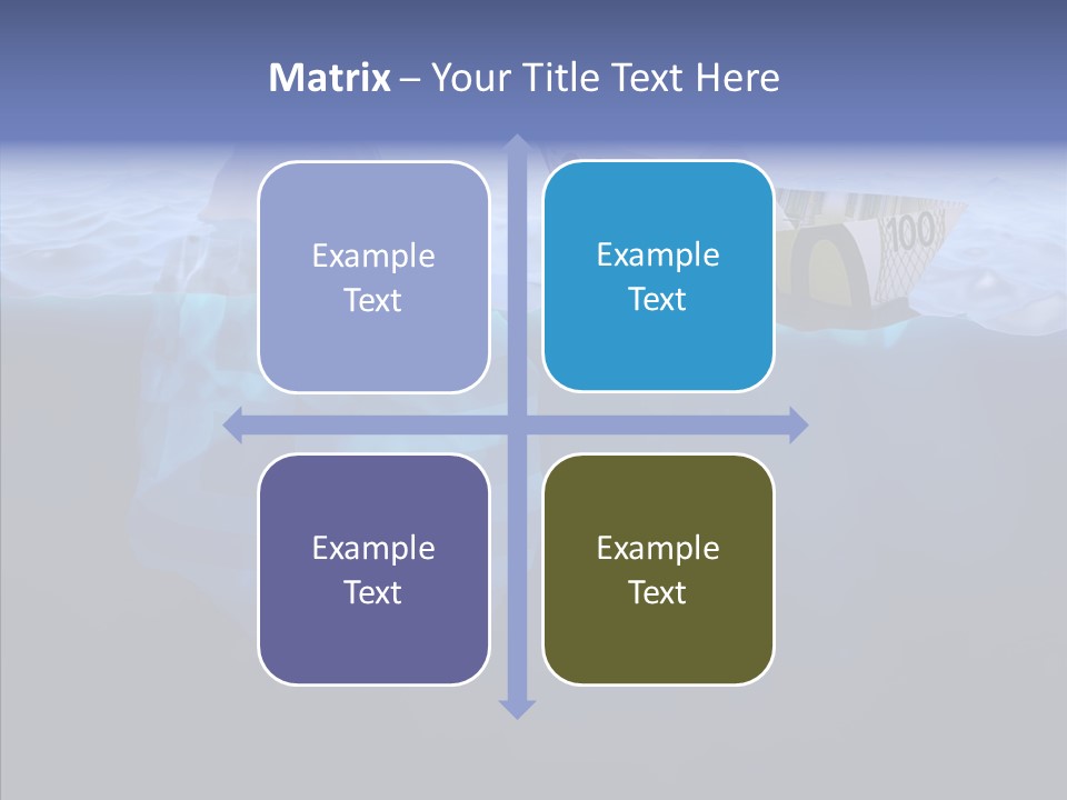 Mountain Ice Floe PowerPoint Template