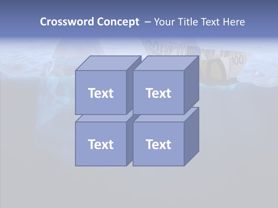 Mountain Ice Floe PowerPoint Template