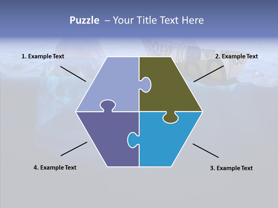 Mountain Ice Floe PowerPoint Template