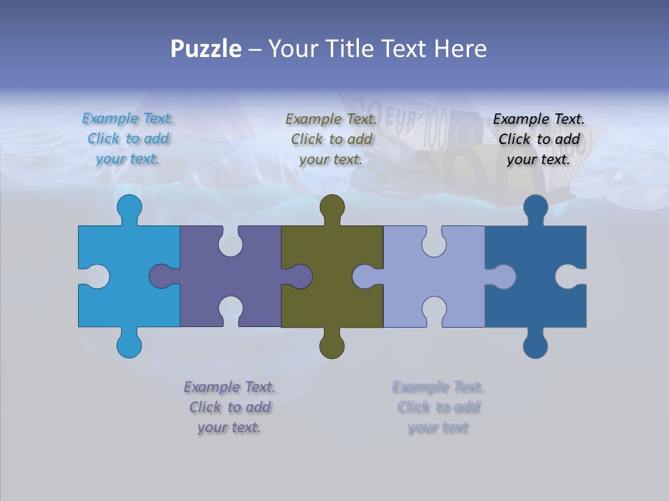 Mountain Ice Floe PowerPoint Template