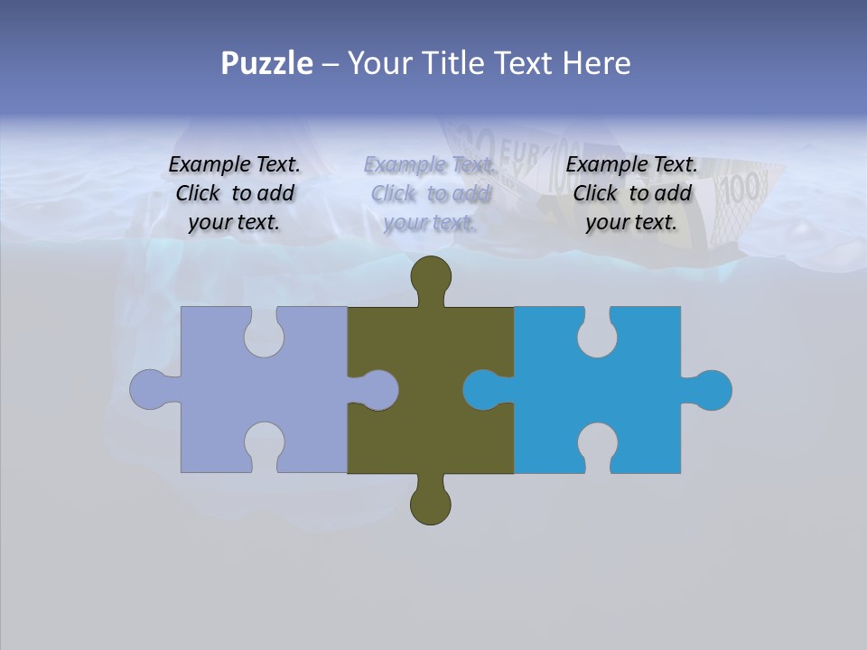 Mountain Ice Floe PowerPoint Template