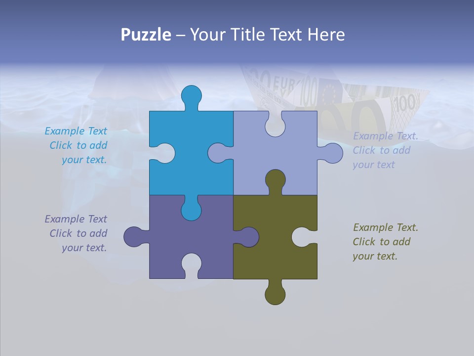 Mountain Ice Floe PowerPoint Template