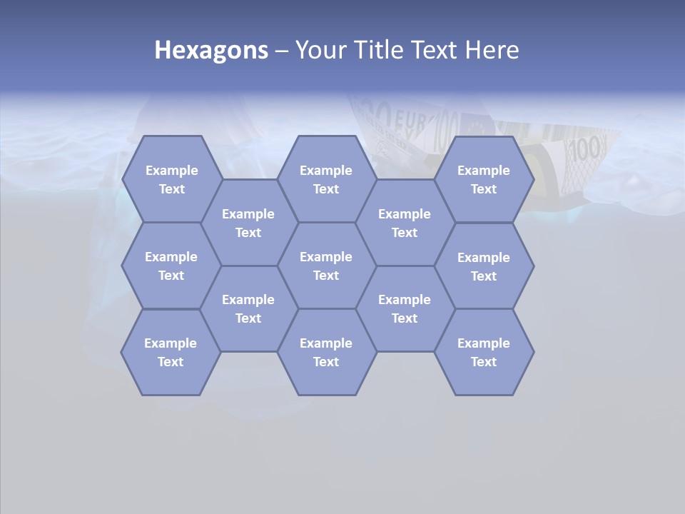 Mountain Ice Floe PowerPoint Template