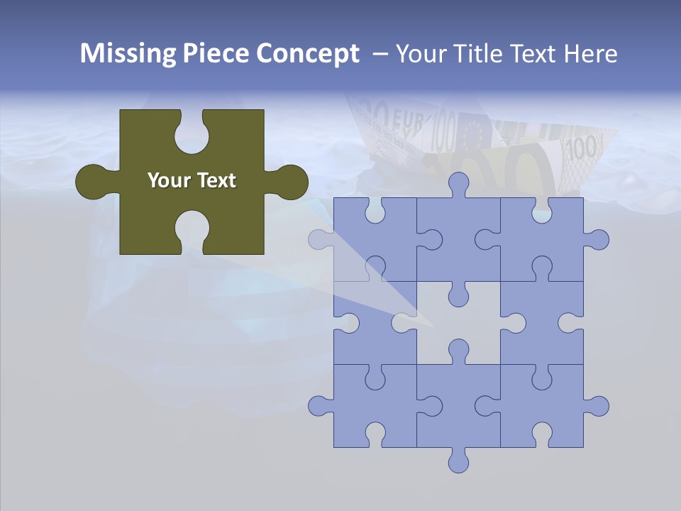 Mountain Ice Floe PowerPoint Template