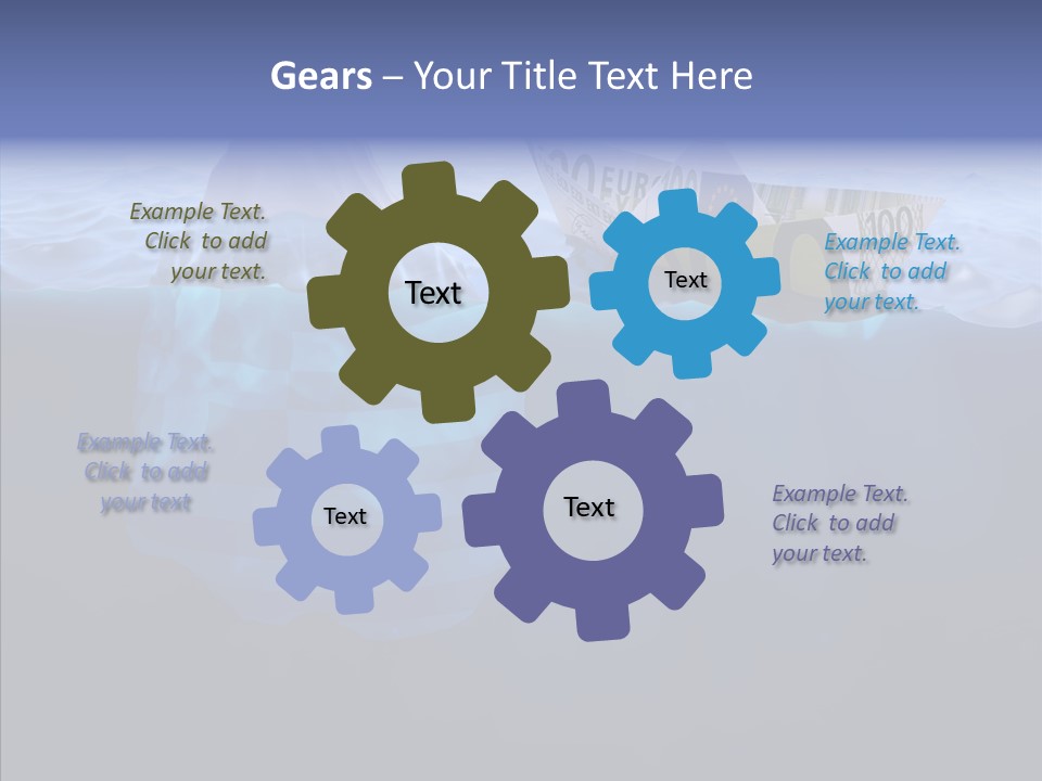 Mountain Ice Floe PowerPoint Template