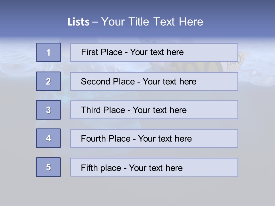 Mountain Ice Floe PowerPoint Template