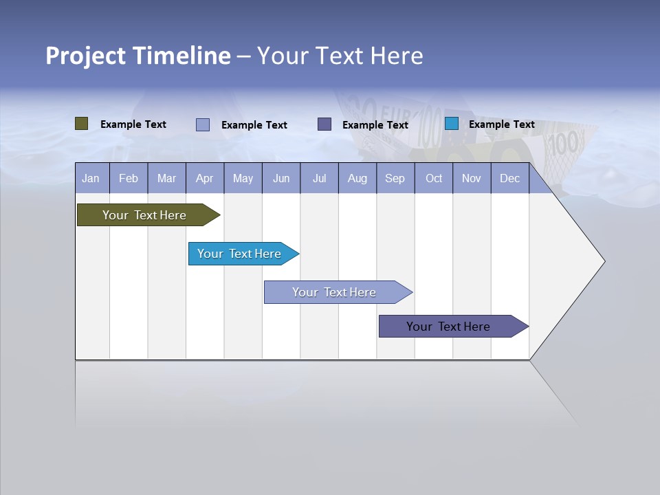 Mountain Ice Floe PowerPoint Template