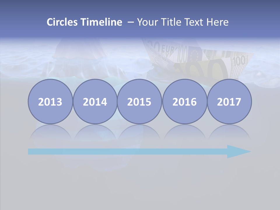 Mountain Ice Floe PowerPoint Template