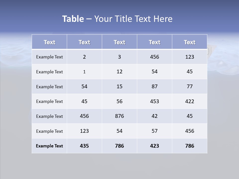 Mountain Ice Floe PowerPoint Template