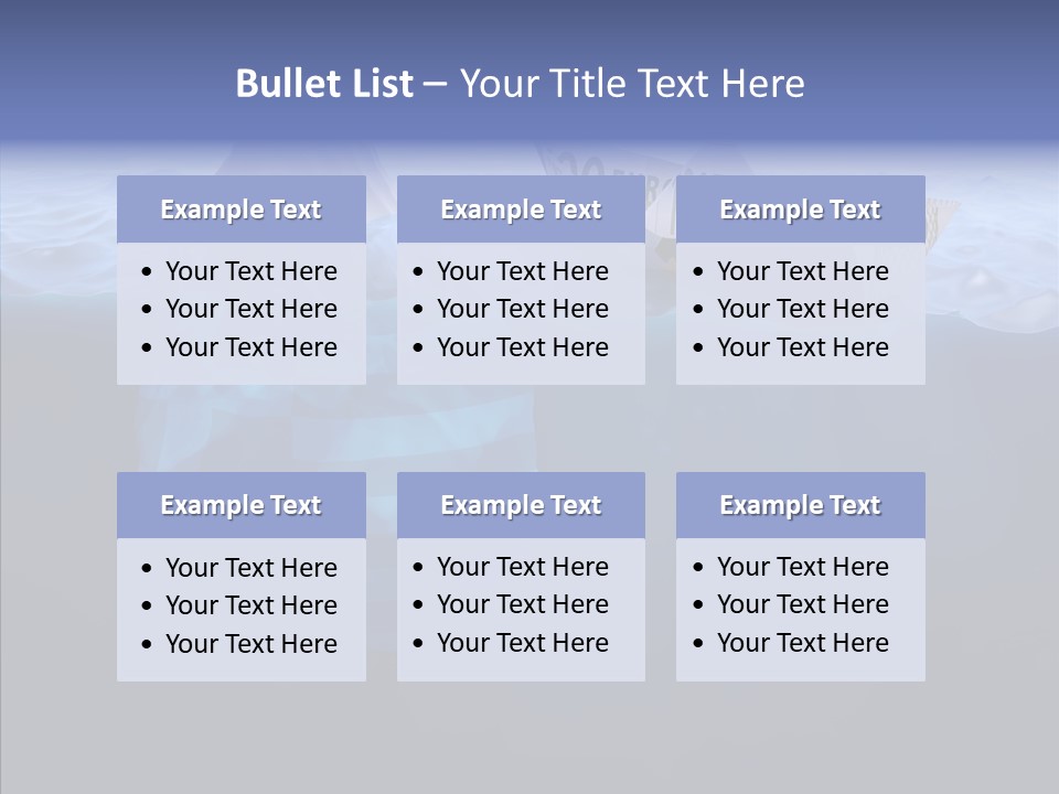 Mountain Ice Floe PowerPoint Template