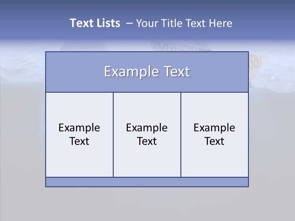 Mountain Ice Floe PowerPoint Template