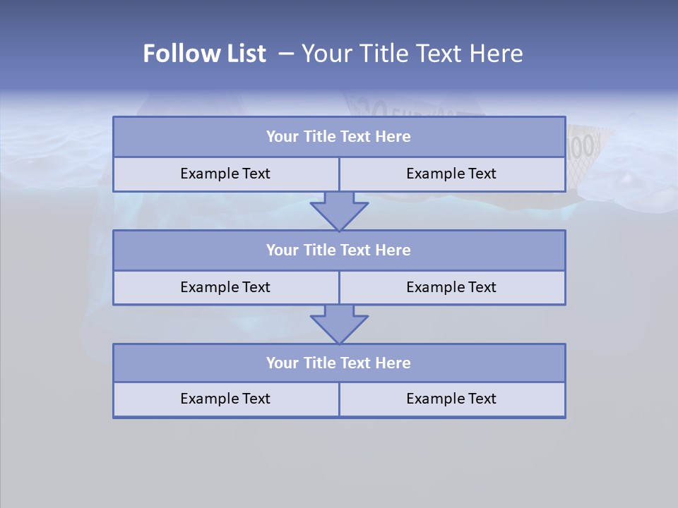 Mountain Ice Floe PowerPoint Template