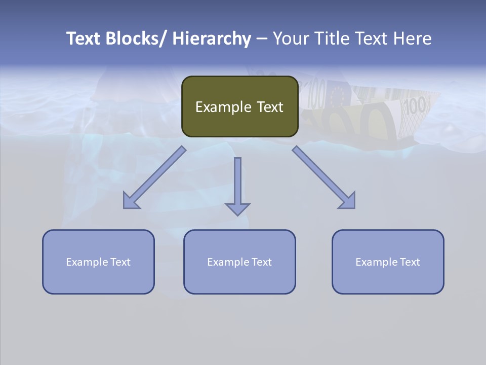 Mountain Ice Floe PowerPoint Template