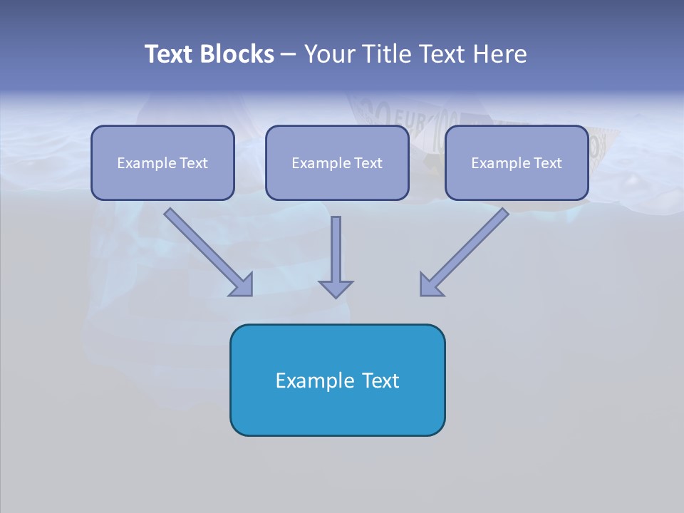 Mountain Ice Floe PowerPoint Template