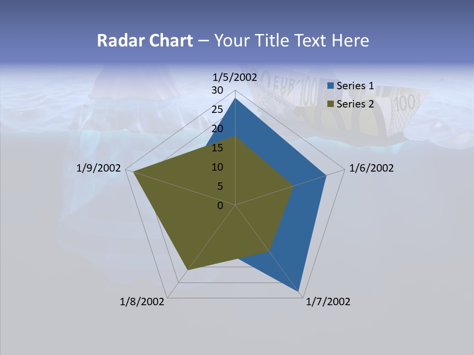Mountain Ice Floe PowerPoint Template