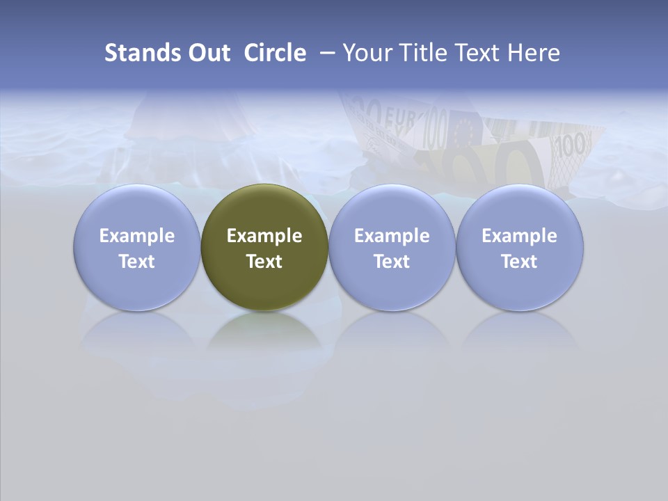 Mountain Ice Floe PowerPoint Template