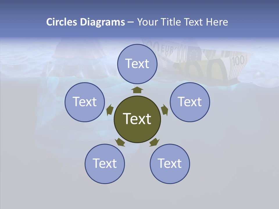 Mountain Ice Floe PowerPoint Template