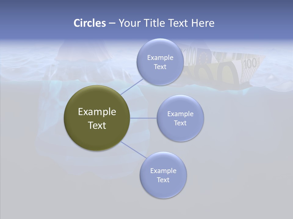 Mountain Ice Floe PowerPoint Template