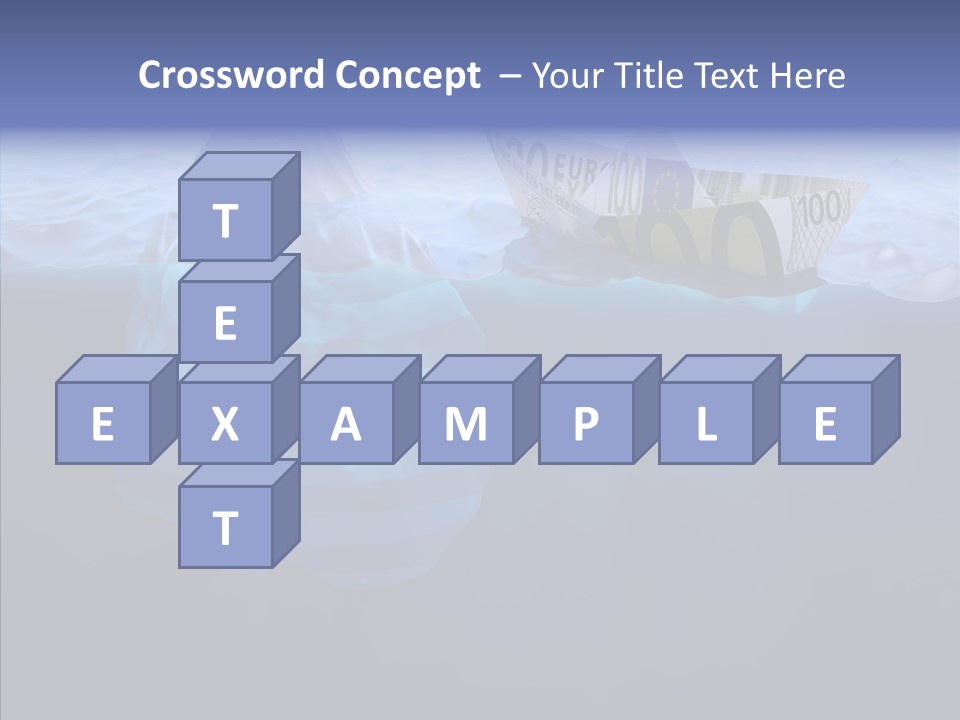 Mountain Ice Floe PowerPoint Template