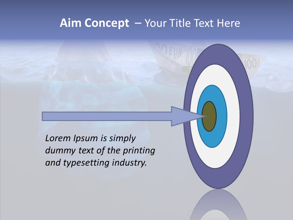 Mountain Ice Floe PowerPoint Template