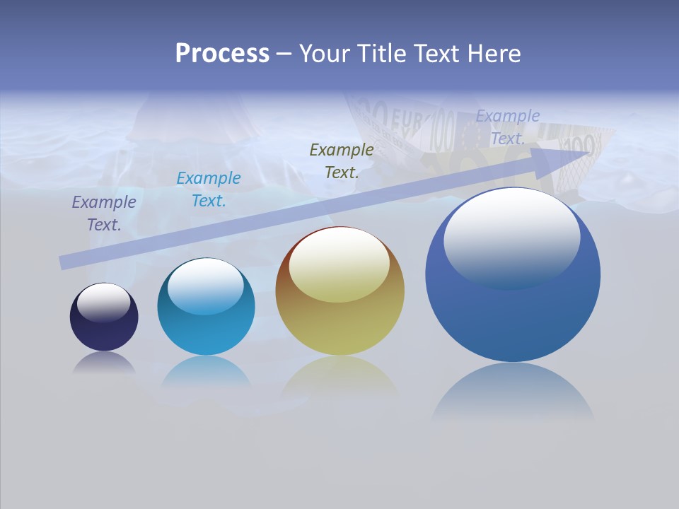 Mountain Ice Floe PowerPoint Template