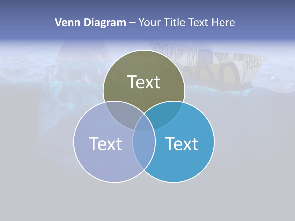 Mountain Ice Floe PowerPoint Template